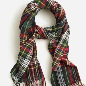 Joshua Ellis for J.Crew cashmere scarf in tartan. New with tags & FREE SOCKS!